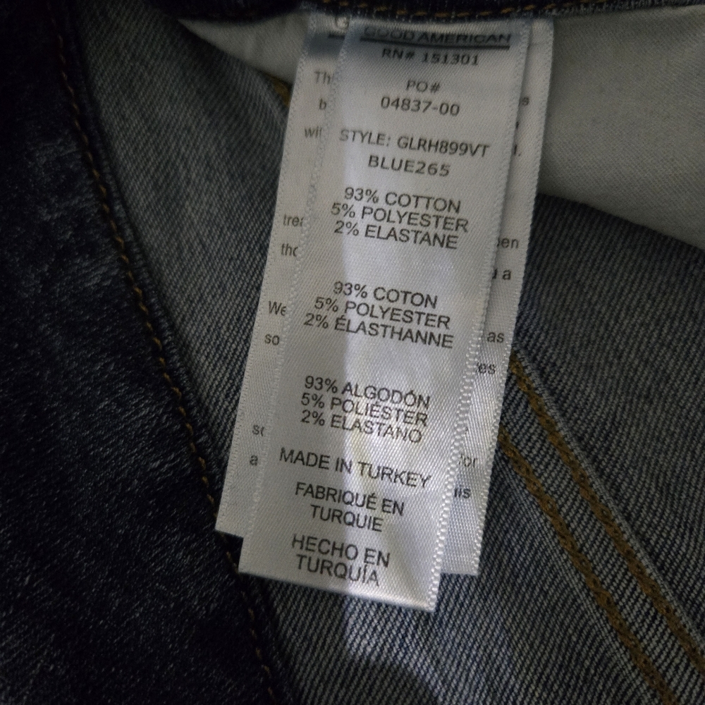 Good American Good Legs Skinny Jeans, 6/28, EUC - Picture 6 of 13